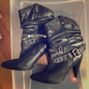 Aldos hardware booties ⛓⚙️✨